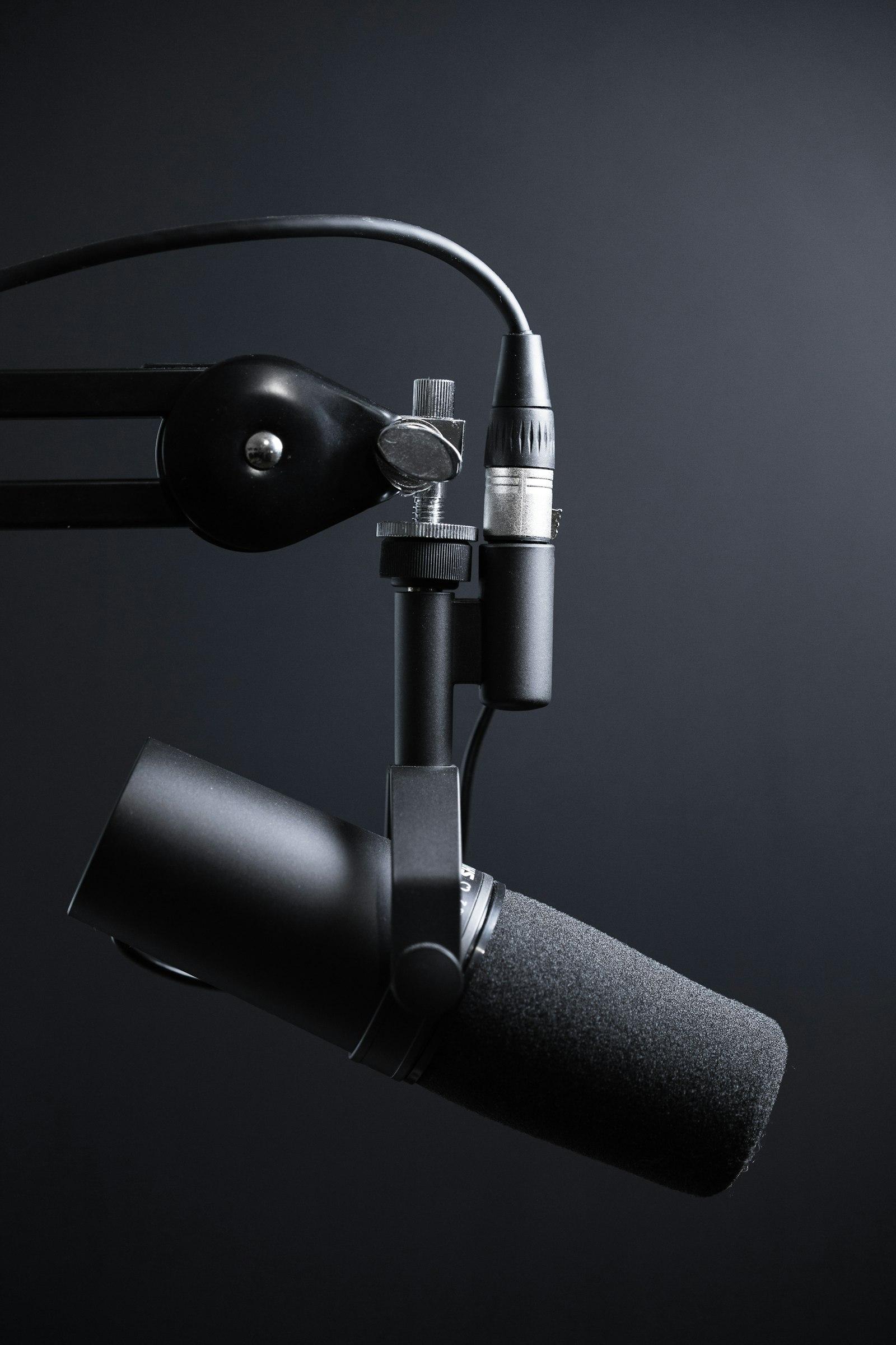 Microphone setup for transcribing audio to text online